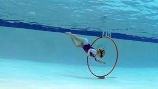 Elizabeth Swims Through Hoops [upl. by Ojaras]