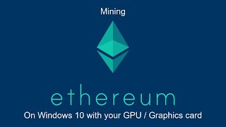 Ethereum mining  Windows 10 Gaming PC  To Binance Wallet  Pool [upl. by Annaes56]