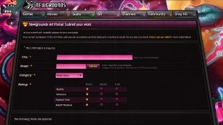 How to upload art to Newgrounds [upl. by Eniaj]