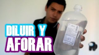 DILUIR Y AFORAR MEDICAMENTOS EJEMPLOS [upl. by Mitran]