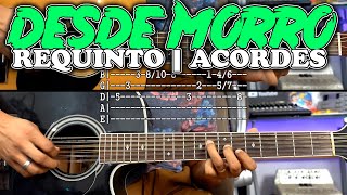 Tutorial  Desde morro  Justin Morales  Requinto  Acordes  TABS [upl. by Imojean865]