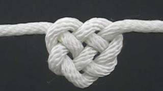 How to Tie the Celtic Heart Knot by TIAT A Knotty Valentine [upl. by Ahsea656]