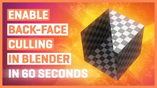 Backface Culling in under 60 seconds  Blender ⚡️ [upl. by O'Kelly]