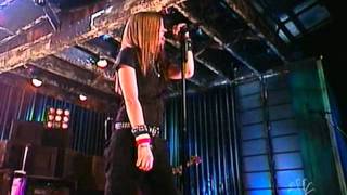 Avril Lavigne  Sk8er Boi  Live  Late Night with Carson Daly 101202 [upl. by Odille]