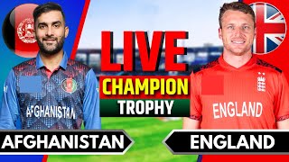 Afghanistan vs England Match 8  Live Cricket Match Today  AFG vs ENG Live Match Champions Trophy [upl. by Ereveneug]