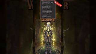 TRANSMOGS  Warrior quotLights Vindicatorquot worldofwarcraft transmogs warwithin [upl. by Aniratak419]