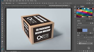 How to Create 3D Packaging Design Mockup in Photoshop  Tutorial [upl. by Tterrej]