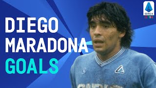 CiaoDiego  Diego Maradona’s Top Goals  Serie A TIM [upl. by Ilecara897]