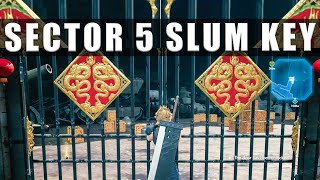 Final Fantasy 7 Remake Sector 5 Slums key Locked golden gate and graveyard [upl. by Goldston]