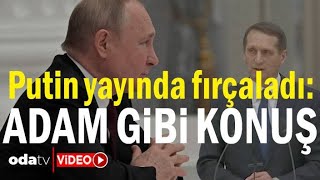 Putin Canlı Yayında Fırçaladı  Adam Gibi Konuş [upl. by Nnyltiac]