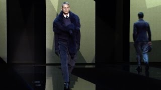 Giorgio Armani  2017 FallWinter Menswear Fashion Show [upl. by Alurd636]