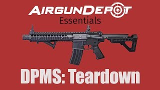 Crosman DPMS SBR How to Field Strip or Tear Down the DPMS [upl. by Kass403]