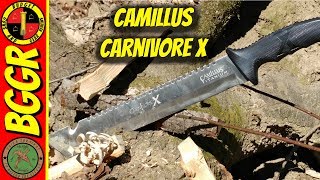 Camillus Carnivore X Titanium Machete Review [upl. by Mailliwnhoj]