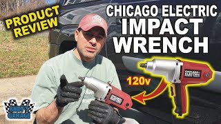 Chicago Electric 120v Impact Wrench  Product Review Andy’s Garage Episode  168 [upl. by Oirramed183]