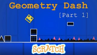 Scratch Geometry Dash tutorial Part 1 [upl. by Edgerton437]