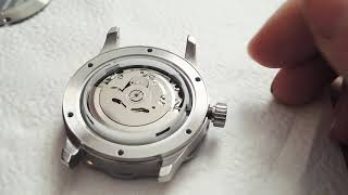 How To Remove The Crown On NH35 Japanese Watch Movement [upl. by Goldin630]