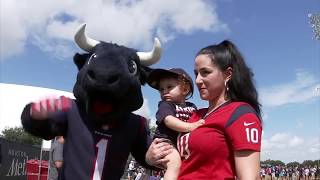 UNMASKING TORO Meet the person behind the Texans mascot [upl. by Bozuwa]