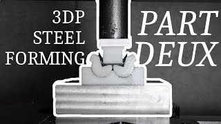 3D Printed Sheet Metal Forming Part 2 [upl. by Ingold]