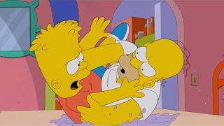 The Simpsons  Bart and Homer Fight [upl. by Yror282]