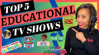 Top 5 EDUCATIONAL TV shows for toddlers and preschool children [upl. by Riane]