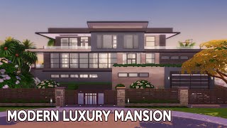 Modern Luxury Mansion for Celebrity  The Sims 4  No CC  Stop Motion Build [upl. by Templas39]