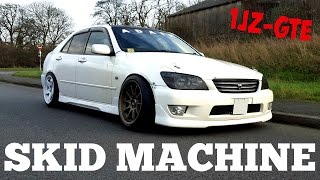 🐒 TOYOTA ALTEZZA 1JZGTE SKID MACHINE [upl. by Lilias]