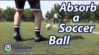 How to Absorb Trap a Soccer Pass [upl. by Ahtilat]