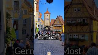 Germany’s most beautiful town Rothenburg ob der Tauber [upl. by Ayerdna]