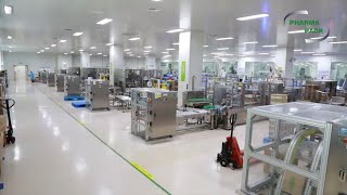 PHARMAPACK smart bottle packaging line in BYHEALTH [upl. by Enyaz194]