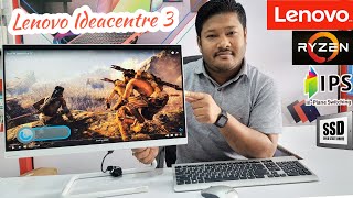 Lenovo Ideacentre AIO 322ADA05  Ryzen 3 CPU  22quot Full HD IPS Display  1TB  256GB SSD 8GB Ram [upl. by Niveek]