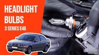 How to replace the headlight bulbs 3 Series E46 💡 [upl. by June]