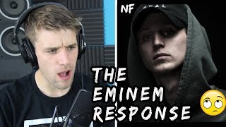 Rapper Reacts to NF Returns  THE EMINEM DISS The Search Reaction [upl. by Nessej]