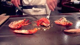 Lobster  Teppanyaki in Okinawa Japan [upl. by Nelyahs]