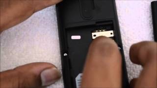 How to Insert SIM card into Nokia 106 [upl. by Eibba]