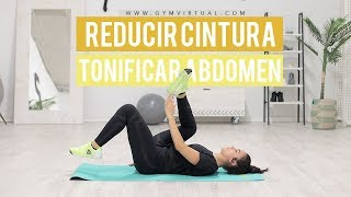 Ejercicios para reducir cintura y tonificar abdomen  GymVirtual [upl. by Meerek806]