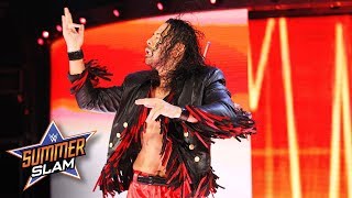 Shinsuke Nakamuras entrance wows the WWE Universe SummerSlam 2017 WWE Network Exclusive [upl. by Niddala]