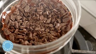 How to Temper Chocolate with Martha Stewart [upl. by Basil3]