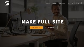 How To Make Website Using HTML CSS  Start To End  Step By Step Tutorial [upl. by Elleinad]