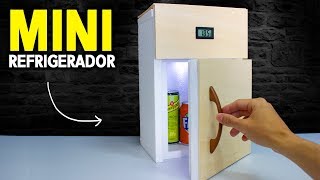 Cómo Hacer un MINI REFRIGERADOR CASERO [upl. by Nirak809]