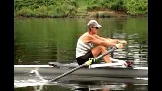 Natural Rowing Technique Demonstrated by Charlotte Hollings [upl. by Ardnoed]