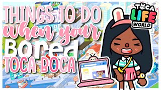 25 THINGS TO DO IN TOCA BOCA IF YOU’RE BORED  Toca Boca [upl. by Einahpet12]