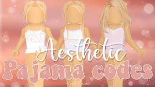 âś° Aesthetic PAJAMA CODES pt 2 âś° ROBLOXBloxburg [upl. by Poll]