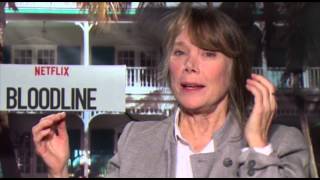 Sissy Spacek on touchyfeely Bloodline family great big hug of awards success [upl. by Adolph]