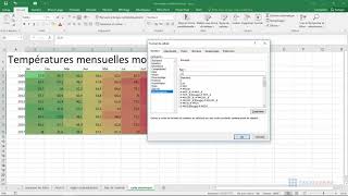 21 Comment créer une carte thermique ou heatmap avec Excel [upl. by Allistir531]