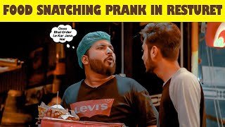 Snatching Food From Customers While Eating Prank  Sharik Shah [upl. by Ennovehs]