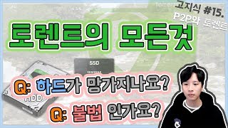 토렌트의 원리 예능 설명 featP2P  관련 질문들  高지식 거니 [upl. by Sirap141]