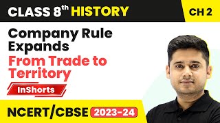 Company Rule Expands  Class 8 History Chapter 2  From Trade to Territory [upl. by Alurd]