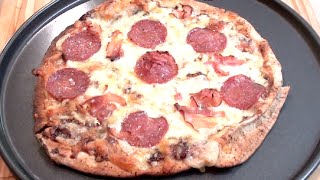 PITA BREAD PIZZA  How To  Gregs Kitchen [upl. by Adien]