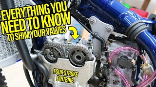 How to Adjust Valve Clearance with Shims on Yamaha YZ250F [upl. by Theran]