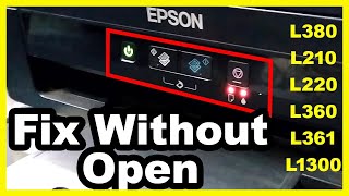 How to Fix Epson Printer Two Red Light Blinking Problem 100 Tested Methods [upl. by Devehcoy]